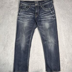 Salvage by Buckle Jeans Size 36R Straight Leg Blue Denim Regular Fit Buckle